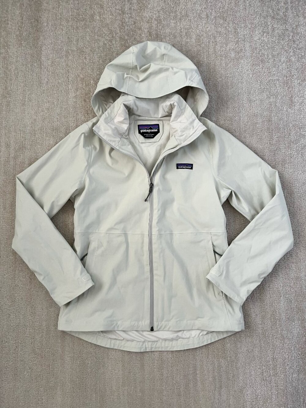 Patagonia Quandary Hooded Jacket Waterproof H2No Rain Coat Women S
